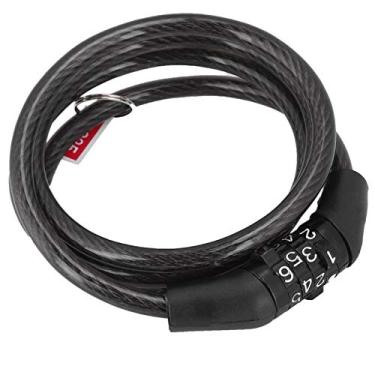 Imagem de Sonew Fechadura de corrente com senha, cabo de trava de bicicleta anti-roubo para anti-roubo, cerca de portão de cortador de grama porta de moto