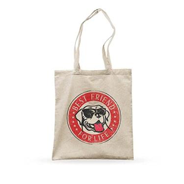 Imagem de Studio Geek Ecobag Best Friend - Sacola Tote Bag Bege 35cm x 40cm - Adulto Unissex