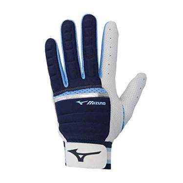 Imagem de Mizuno B-130 Luva para rebatedor de beisebol, azul marinho, 2GG