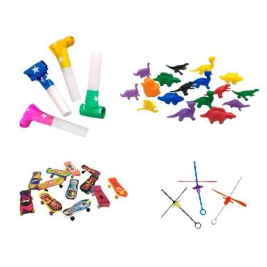 Imagem de Kit 100 Brinquedos Surpresa  Infantil P/ Prenda Lembrancinha Baratos