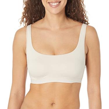 Imagem de Warner's Sutiã feminino Blissful Benefits alças super macias sem fio levemente forrado confortável Rm8141w, Butterscotch, 3X-Large