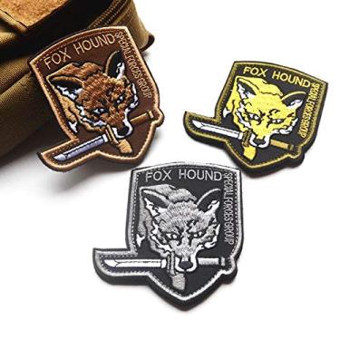 Imagem de OYSTERBOY Oyster-Patch Metal Gear Foxhound Metal Gear Solid Tactical Patch Hook & Loop (3 peças)