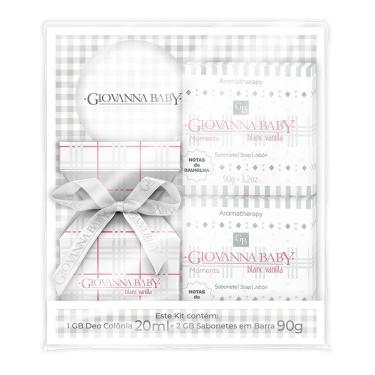 Imagem de Kit Giovanna Baby Vanilla Deo Colônia 20ml + 2 Sabonetes em Barra 90g