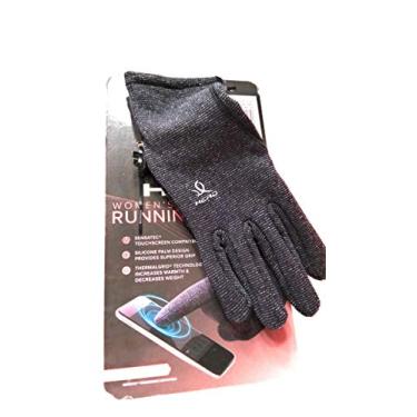 Imagem de HEAD Luvas de corrida femininas com tela sens vel ao toque cinza SENSATEC (pequeno-cinza mesclado)