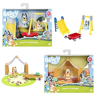 Imagem de Kit Bluey Story - Mini Playset - Bluey's Playground + Bingo's Playroom