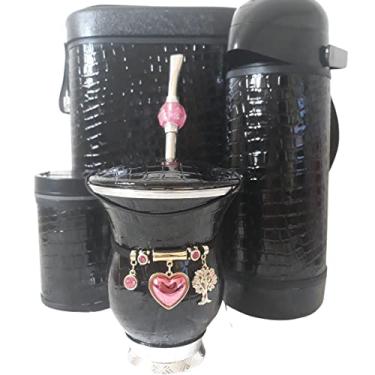 Imagem de Kit Chimarrão Mateira feminina Fechada Revestida Com Choker Cuia