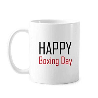 Imagem de Caneca de cerâmica para café e porcelana Celebrate Boxing Day Blessing