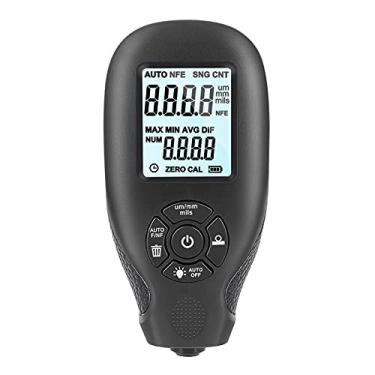 Imagem de Romacci Testador de espessura de tinta Medidor de espessura de filme de revestimento de carro 0~2000um Medidor de revestimento digital com display LCD Testador de filmes de pintura automotiva