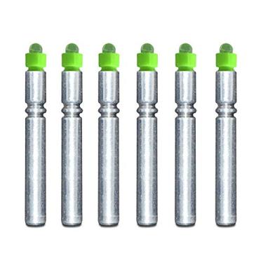 Imagem de 6 peças de substituição de luz bobber LED para iscas de pesca, bobinas de pesca, luzes de caneta, flechas de flecha, boias de pesca, luzes de mastro, pisca-pisca LED (verde)