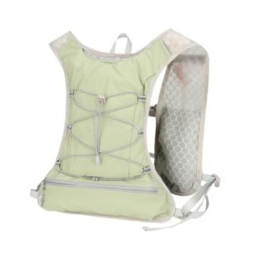 Imagem de Vaveren Colete de hidratação, mochila, mochila para corrida, respirável, para homens e mulheres, bolsa esportiva para trilhas e corrida ao ar livre, Verde