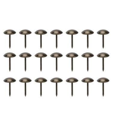 Imagem de Pssopp Pregos de Estofamento de 100 Unidades, Tachas Decorativas de Ferro de Latão, Ponta Afiada para Móveis, Sofás e Artesanato (Bronze)