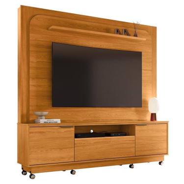 Imagem de Estante Home Theater Nilo para TV até 75” com Rodízios - Madetec