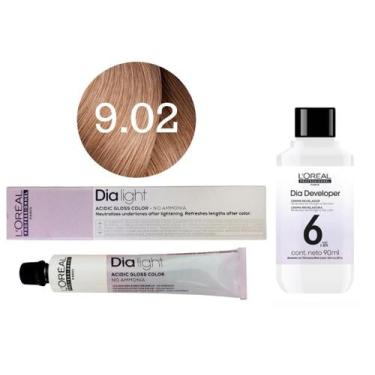 Imagem de Tonalizante Dia Light 9.02 Louro Muito Claro Natural Irisado Milkshake