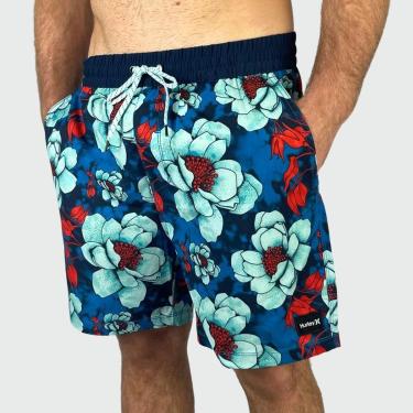 Imagem de Bermuda Hurley Phantom Elástico Cannonball Azul-Masculino