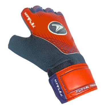 Imagem de Luva de Goleiro Futsal Poker Training Focus, 10, Laranja, Azul