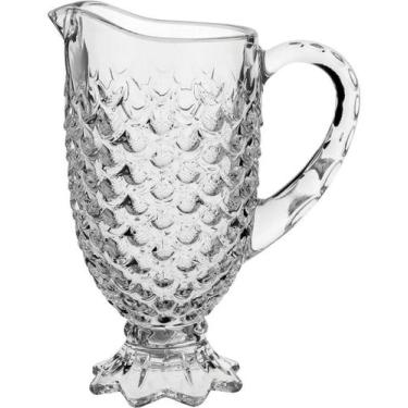 Imagem de Jarra com Copos Maurícia Home&Co Vidro Transparente 1,3L/220ml 7pçs pa