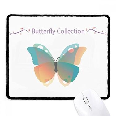 Imagem de Mouse pad Baby Pink & Blue Butterfly Collection Tapete de borracha para jogos