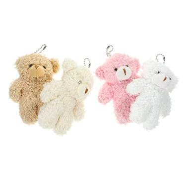 Imagem de Abaodam 4 Pçs Urso De Pelúcia Crianças Chaveiros Porco De Pelúcia Brinquedo De Pelúcia Brinquedos De Pelúcia Urso Chaveiro Fofo Animais De Pelúcia Chaveiro Mini Urso Bonecas Saco