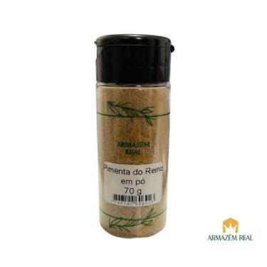Imagem de Pimenta do Reino em Pó 70g - Tempero Versátil - Armazém Real