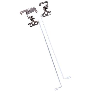 Imagem de Deal4GO Conjunto de dobradiças de tela LCD esquerda e direita 925356-001 para HP 240-G6 245-G6 246-G6 14-BS 14-BW 14-B ProBook 650 G3 14G-BR TPN-Q186 TPN-Q187, prata, (AM0HU000)
