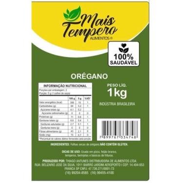 Imagem de Oregano 1 kilo, linha premiun de 1 kilo mais temperos/ ltt real sabor 