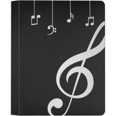 Imagem de Pasta de música pasta de partitura pasta de música suporte de armazenamento coral pasta de banda (1)