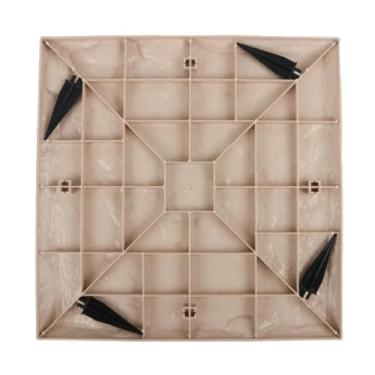 Imagem de ＡＷＨＡＯ Caminho de pedra para jardim, calçada, caminho de pedra para jardim, decoração paisagística, pavimentação de gramado bege, versátil, degrau para, Quadrado