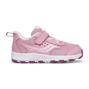 Imagem de Saucony Tênis infantil unissex Ride Jr, Rosa, 9 Wide Little Kid
