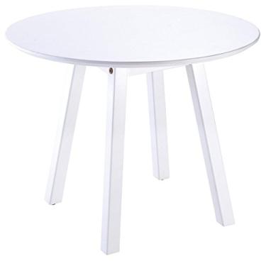 Imagem de MESA LATERAL OVAL ALTA BRANCA