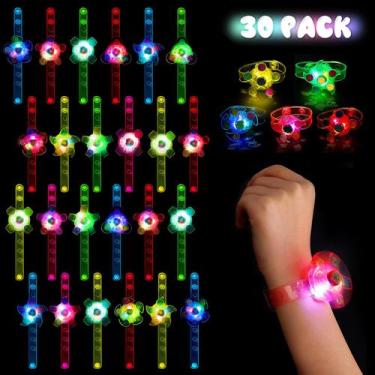 Imagem de Bracelete Party Favors Satkago Glow in The Dark para crianças, 30 unid