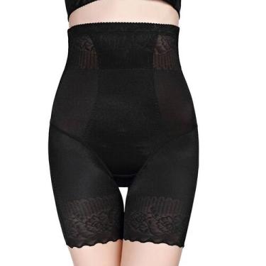 Imagem de Calças femininas cintura alta renda preta shorts femininos confortávei