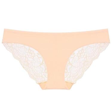 Imagem de 1pc Sexy Ladies Low-rise Transparente Lace Calcinha Respirável Qualida