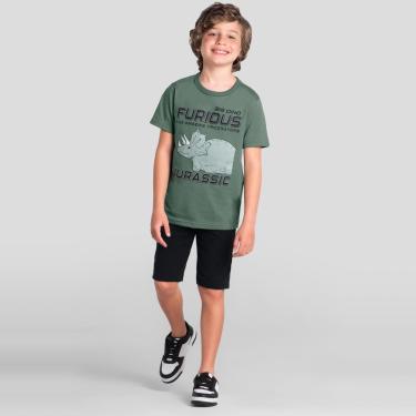 Imagem de Conjunto infantil estampa de dinossauro Brandili-Masculino