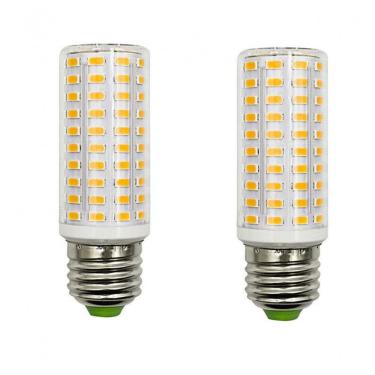 Imagem de Kit 2 Lâmpadas LED Milho E27 20W 3000K Branco Quente, 110 LEDs,Equivalente 150-200W,Iluminação Econômica e Potente para Ambientes internos