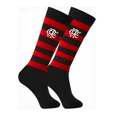 Imagem de Meião Para Futebol Do Flamengo Infantil E Juvenil, Preto