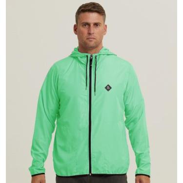 Imagem de Jaqueta Corta Vento Ciclismo Masculino Cidra WSS Brasil Diamond, Verde