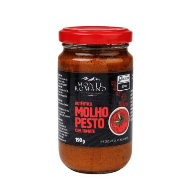 Imagem de Molho Pesto Monte Romano Rosso 190g