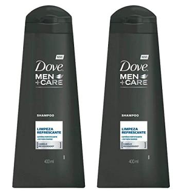 Imagem de Kit 2 Shampoos Dove Men+care Limpeza Refrescante 400ml
