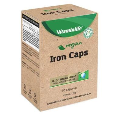 Imagem de Iron Caps Alto Teor De Ferro Vegan 60 Cápsulas Vitaminlife