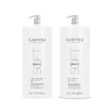 Imagem de Cadiveu Professional Soft Sense Shampoo e Condicionador 3000ml
