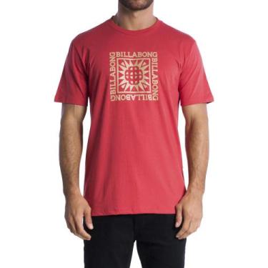 Imagem de Camiseta Billabong Unison Sm24 Masculina Vermelho