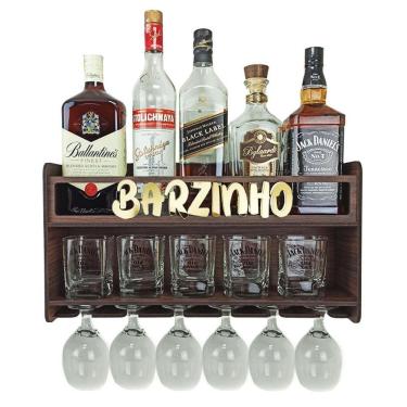 Imagem de Barzinho Parede Aparador Bebidas Sala Tema Barzinho 49X26