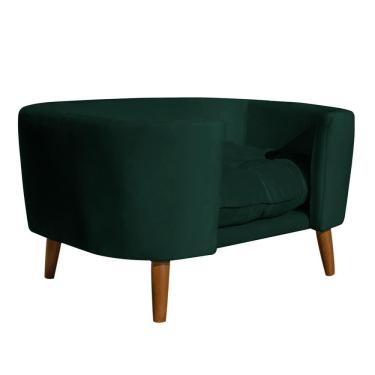Imagem de Caminha de Pet Veludo Verde - Vallisa Decor