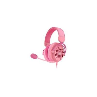 Imagem de Headset Gamer Redragon Diomedes, Som Surround 7.1, Drivers 53mm, Rosa - H388-P