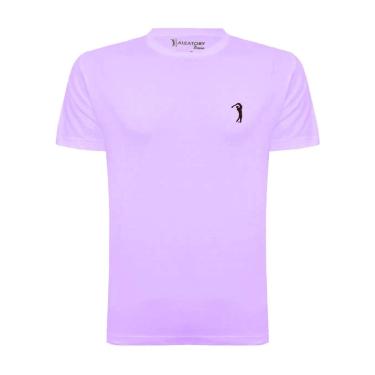 Imagem de Camiseta Lilás Escuro Lisa Aleatory-Masculino