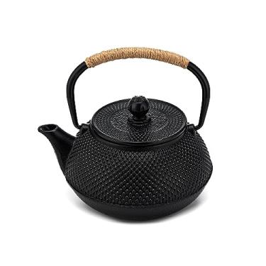 Imagem de Bule de chá japonês de ferro fundido Tetsubin, chaleira com infusor de aço inoxidável, cofre de fogão, presentes de Dia dos Pais, 850 g/900 ml