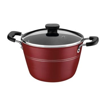 Imagem de Caldeirão Tramontina Sicilia Antiaderente Excellent Vermelho