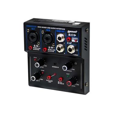 Imagem de Lexsen GOMIX2 Mesa de Som com Interface de Gravação USB e Bluetooth