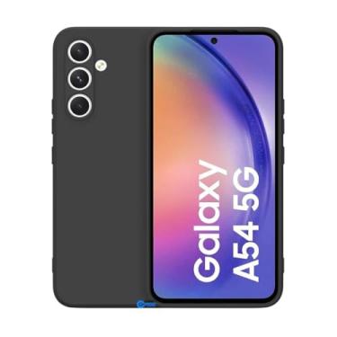 Imagem de Capa Capinha Case Compatível Samsung Galaxy A54 Silicone Aveludada Com Proteção De Câmera Anti Impacto
