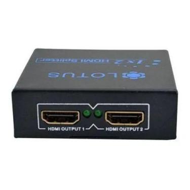 Imagem de Splitter com 1 Entrada Hdmi e 2 Saídas Hdmi 3D Gv Barato - Alex Import